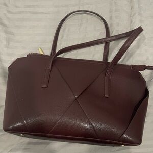 Zara Deep Burgundy Shoulder Bag